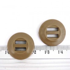 пуговица военная с прорезью 22 мм беж, 1000шт | furnitura.com.ua