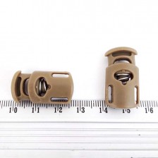 стопор бочка с боковим креплением, беж, 100шт