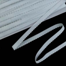 Резинка станова 1 см біла | furnitura.com.ua