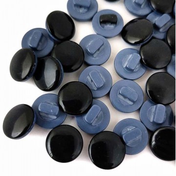 пуговица полуножка, синий перламутр - furnitura.com.ua