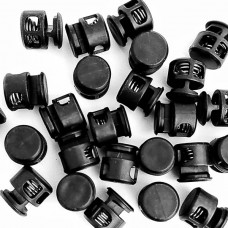 стопор D20мм - черный 1707 (100 шт) | furnitura.com.ua