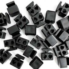 стопор D20мм - черный 8505 (100 шт) | furnitura.com.ua