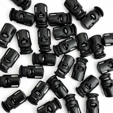 стопор бочка с боковим креплением, черний, 100шт