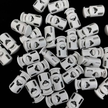 стопор бочка с боковым креплением, белый, 100шт - furnitura.com.ua