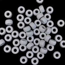 Бусини под стопор белие (100шт)