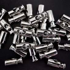 стопор подвійний односторонній, срібло, упак. 100 шт | furnitura.com.ua