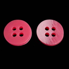 пуговица рубашечная матовая коралловая 18/4, 100 шт