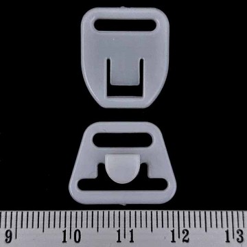 Регулятор для бретель, отстегивающийся белый, 10 шт - furnitura.com.ua