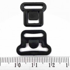 Регулятор для бретель, отстегивающийся черный, 10 шт | furnitura.com.ua