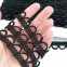 Тесьма с петельками, черная 20м - 1 - furnitura.com.ua
