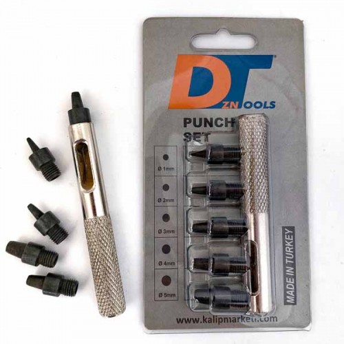 набір ручних пробойників (1-2-3-4-5мм)