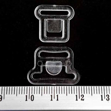 Регулятор для бретель, отстегивающийся прозрачний, 10 шт | furnitura.com.ua