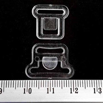 Регулятор для бретель, отстегивающийся прозрачний, 10 шт - furnitura.com.ua