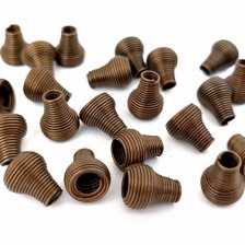 накінечник спіральний 11х14 мм, антик, 100 шт