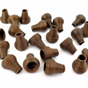 накінечник спіральний 11х14 мм, антик, 100 шт - furnitura.com.ua