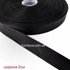 стрічка репс 2 см - боб 90 м | furnitura.com.ua