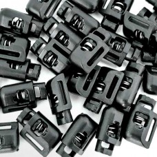 стопор бочка з бічним кріпленням, чорний, 100шт Арт.5025 | furnitura.com.ua