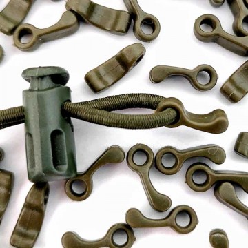 Бусины под стопор хаки (100шт) 4418 - furnitura.com.ua