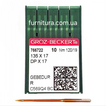 игла Groz-beckert DРх17 №120 Gebedur - furnitura.com.ua