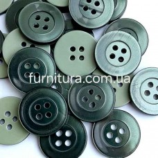 гудзик F L32/4 уд, зелений Sedefli, уп.500 шт | furnitura.com.ua