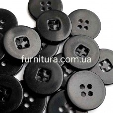 гудзик F L32/4 уд, чорний №2000, уп.500 шт | furnitura.com.ua