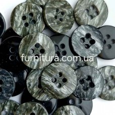 гудзик F L23/4 уд, хакі мармур №2000, уп.500 шт | furnitura.com.ua