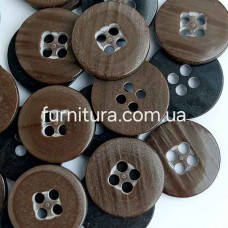 гудзик F L23/4 уд, коричневий №2000, уп.500 шт | furnitura.com.ua