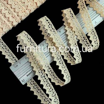 Мереживо Кроше, ширина 1,1 см 6468 - furnitura.com.ua