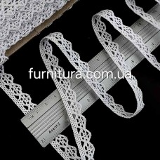 Мереживо кроше, 1,2 см, арт. 5635 100 ярдів | furnitura.com.ua