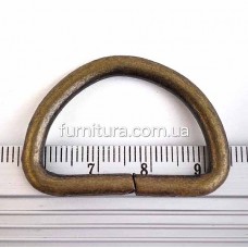 Полукольцо из проволоки антик (4мм), 3 см, 100шт | furnitura.com.ua