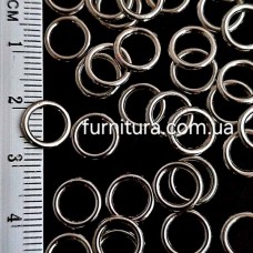 Регулятор кільце срібло метал, 0.6 см | furnitura.com.ua