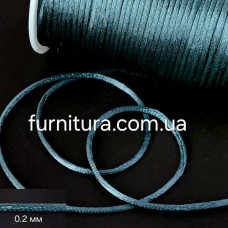 шнур корсетный , джинс  | furnitura.com.ua