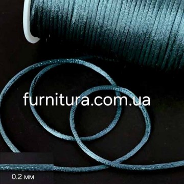 шнур корсетный , джинс - furnitura.com.ua