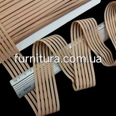 Резинка з сіткою смужкою 3 см беж (боб 23 м)  | furnitura.com.ua