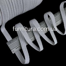 тасьма кіперна х/б 10 мм, біла (250 м) | furnitura.com.ua