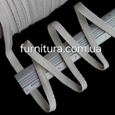 тесьма киперная х/б 10 мм, молочная № 5006 (250м)