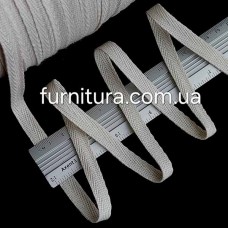 тасьма кіперна х/б 10 мм, молочна № 5006 (250м) | furnitura.com.ua