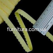 Резинка станова 1 см жовта | furnitura.com.ua
