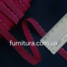 Резинка станова 1 см бордо | furnitura.com.ua
