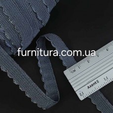 Резинка станова 1 см сіра | furnitura.com.ua