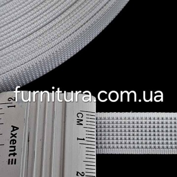 Регілін 12 мм белый, 45м - furnitura.com.ua