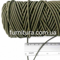 Канат-резина 3 мм боб- 100 м - хакі | furnitura.com.ua