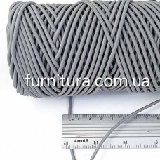 Канат-резина 3 мм боб- 100 м - сіра (86) | furnitura.com.ua