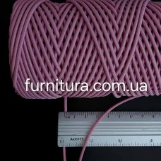Канат-резина 3 мм боб- 100 м - рожева (90) | furnitura.com.ua