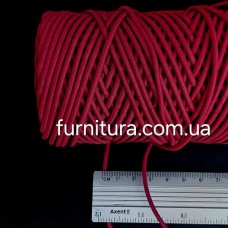 Канат-резина 3 мм боб- 100 м - червона (115) | furnitura.com.ua