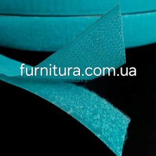 Липучка (текстильна застібка) бирюза, 2,5см | furnitura.com.ua