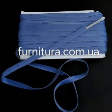Лента туннельная 10-12 мм, цвет джинсовый, 46м  | furnitura.com.ua