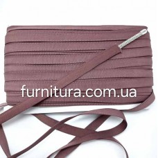 Лента туннельная 10-12 мм, цвет сливовый, 46м  | furnitura.com.ua