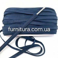 Лента туннельная 10-12 мм, цвет темно-синий, 46м  | furnitura.com.ua