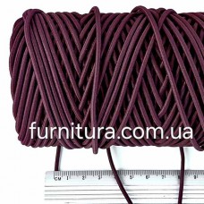 Канат-резина 3 мм боб- 100 м - бордо (163) | furnitura.com.ua